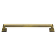 High quality image of Heritage Brass - Door Pull Handle Square Vintage Design 490mm Antique Brass Finish | Sku. v1964-490-at | available to order from Trade Door Handles in Kendal.