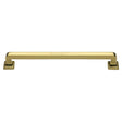 High quality image of Heritage Brass - Door Pull Handle Square Vintage Design 490mm Polished Brass Finish | Sku. v1964-490-pb | available to order from Trade Door Handles in Kendal.