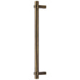 High quality image of Heritage Brass - Door Pull Handle Industrial Design 505mm Antique Brass Finish | Sku. v2485-505-at | available to order from Trade Door Handles in Kendal.
