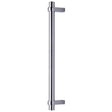 High quality image of Heritage Brass - Door Pull Handle Industrial Design 505mm Polished Chrome Finish | Sku. v2485-505-pc | available to order from Trade Door Handles in Kendal.