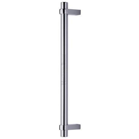 High quality image of Heritage Brass - Door Pull Handle Industrial Design 505mm Polished Chrome Finish | Sku. v2485-505-pc | available to order from Trade Door Handles in Kendal.