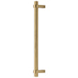 High quality image of Heritage Brass - Door Pull Handle Industrial Design 505mm Satin Brass Finish | Sku. v2485-505-sb | available to order from Trade Door Handles in Kendal.