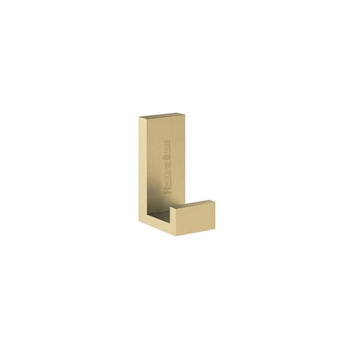 Heritage Brass Linea Robe Hook Satin Brass finish