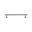 High quality image of Heritage Brass - Cabinet Pull Step Design with 16mm Rose 128mm CTC Polished Chrome F | Sku. v4411-128-pc | Trade Door Handles, Kendal.