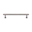 High quality image of Heritage Brass - Cabinet Pull Step Design with 16mm Rose 160mm CTC Polished Nickel F | Sku. v4411-160-pnf | Trade Door Handles, Kendal.