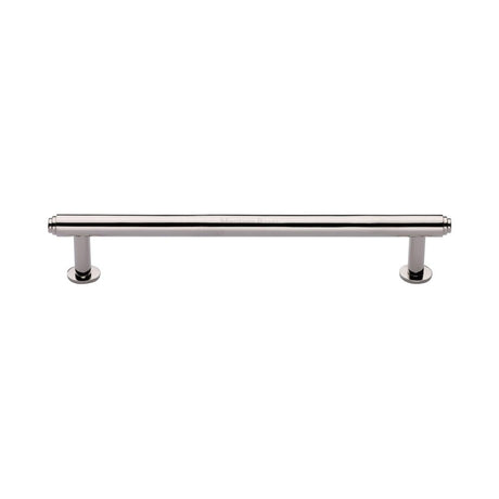 High quality image of Heritage Brass - Cabinet Pull Step Design with 16mm Rose 160mm CTC Polished Nickel F | Sku. v4411-160-pnf | Trade Door Handles, Kendal.