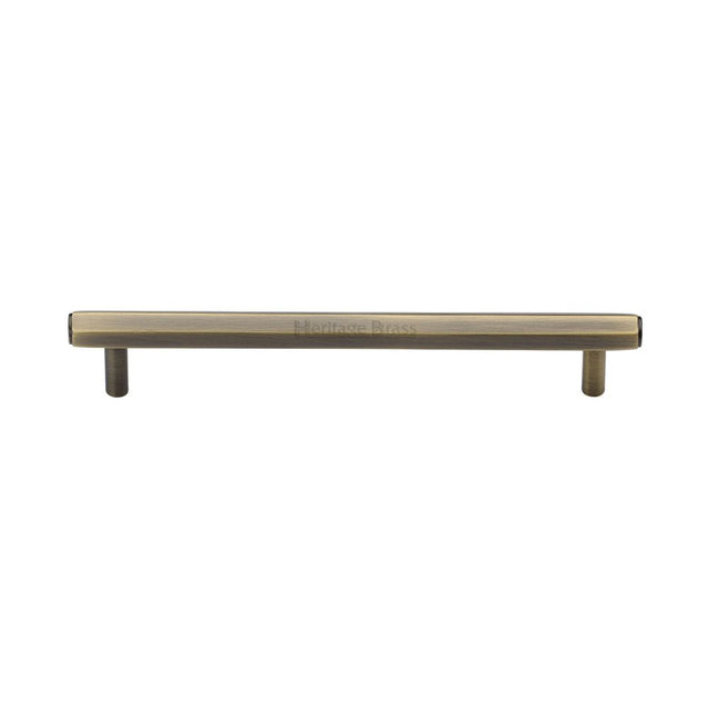 High quality image of Heritage Brass - Cabinet Pull Hexagon Design 160mm CTC Antique Brass Finish | Sku. v4422-160-at | Trade Door Handles, Kendal.