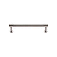 High quality image of Heritage Brass - Cabinet Pull Phoenix Design with 16mm Rose 128mm CTC Polished Nicke | Sku. v4435-128-pnf | Trade Door Handles, Kendal.