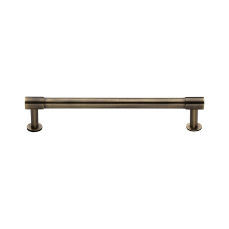 High quality image of Heritage Brass - Cabinet Pull Phoenix Design with 16mm Rose 160mm CTC Antique Brass | Sku. v4435-160-at | Trade Door Handles, Kendal.