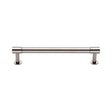 High quality image of Heritage Brass - Cabinet Pull Phoenix Design with 16mm Rose 160mm CTC Polished Nicke | Sku. v4435-160-pnf | Trade Door Handles, Kendal.