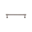 High quality image of Heritage Brass - Cabinet Pull Phoenix Design with 16mm Rose 96mm CTC Polished Nickel | Sku. v4435-96-pnf | Trade Door Handles, Kendal.