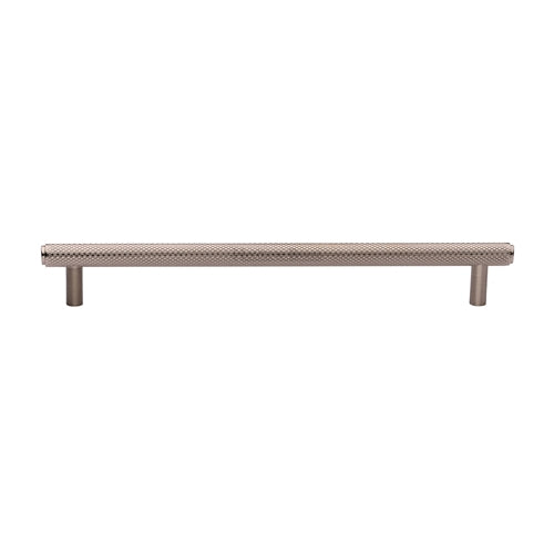 Heritage Brass Cabinet Pull Complete Knurl Design 192mm CTC Satin Nickel Finish