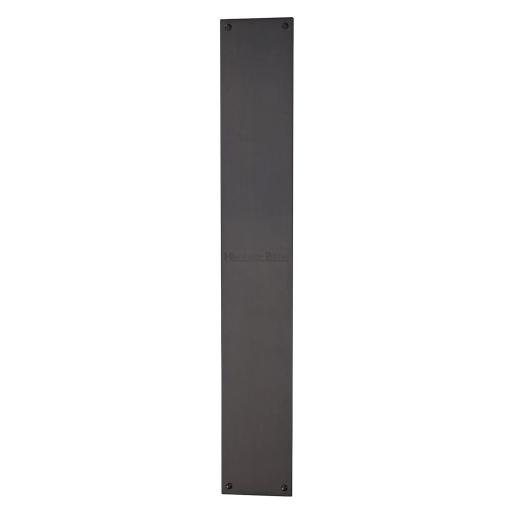 High quality image of Heritage Brass - Fingerplate 500 x 76mm - Matt Bronze Finish | Sku. v740-500-mb | Trade Door Handles, Kendal.