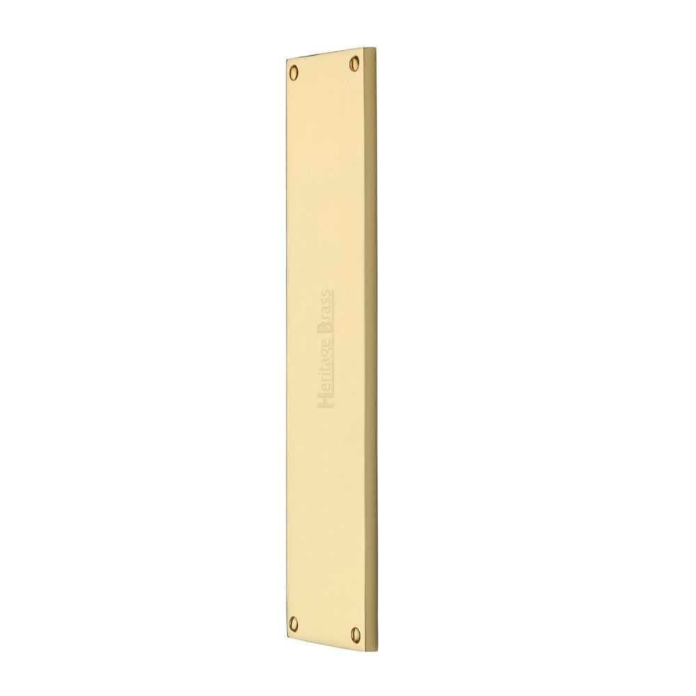 High quality image of Heritage Brass - Fingerplate 310 x 76mm - Polished Brass Finish | Sku. v741-310-pb | Trade Door Handles, Kendal.