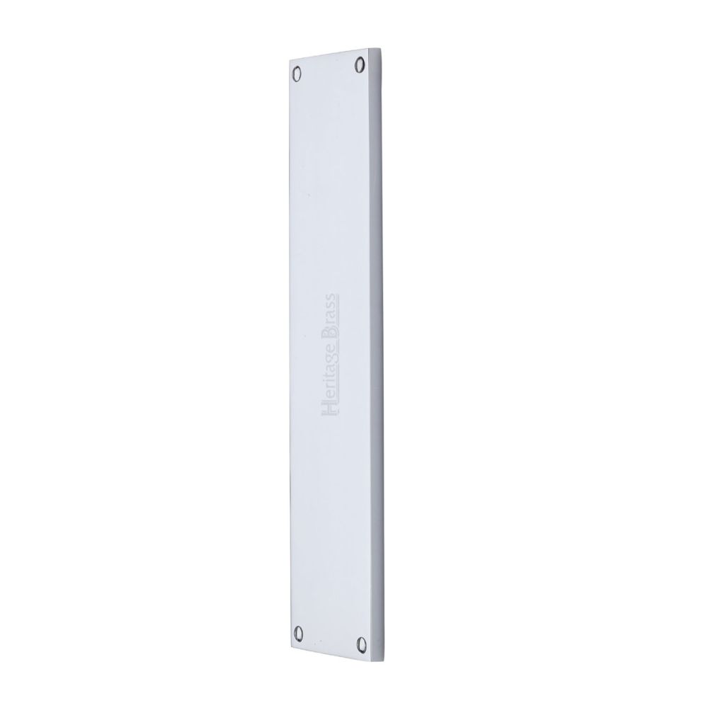 High quality image of Heritage Brass - Fingerplate 310 x 76mm - Polished Chrome Finish | Sku. v741-310-pc | Trade Door Handles, Kendal.