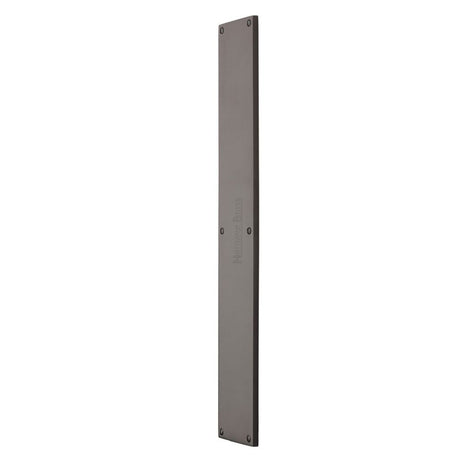 High quality image of Heritage Brass - Fingerplate 500 x 76mm - Matt Bronze Finish | Sku. v741-500-mb | Trade Door Handles, Kendal.