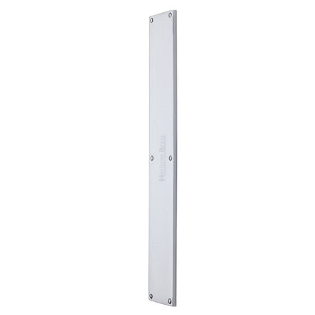 High quality image of Heritage Brass - Fingerplate 500 x 76mm - Polished Chrome Finish | Sku. v741-500-pc | Trade Door Handles, Kendal.