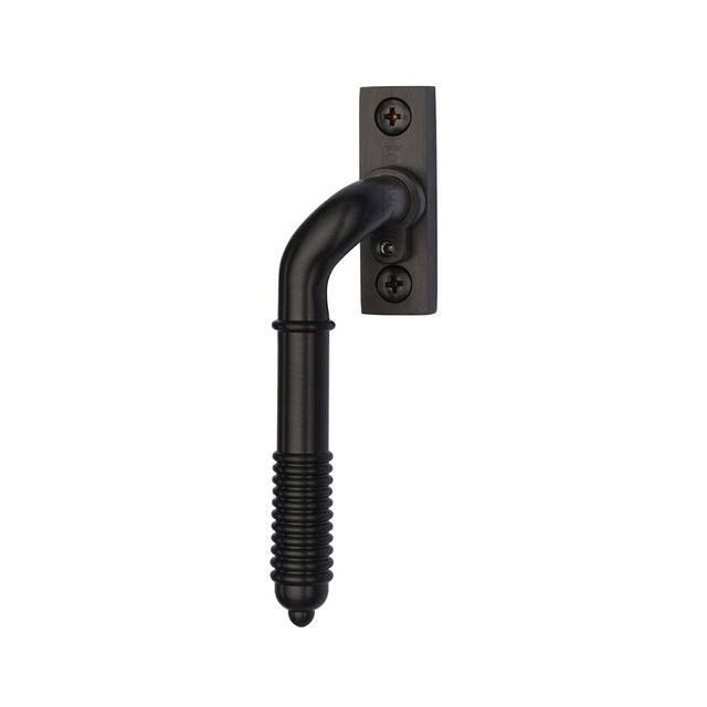 High quality image of Heritage Brass - Lockable Espagnolette Left Handed Reeded Design Matt Bronze finish | Sku. v895l-lh-mb | available to order from Trade Door Handles in Kendal.