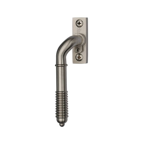High quality image of Heritage Brass - Lockable Espagnolette Left Handed Reeded Design Satin Nickel finish | Sku. v895l-lh-sn | available to order from Trade Door Handles in Kendal.