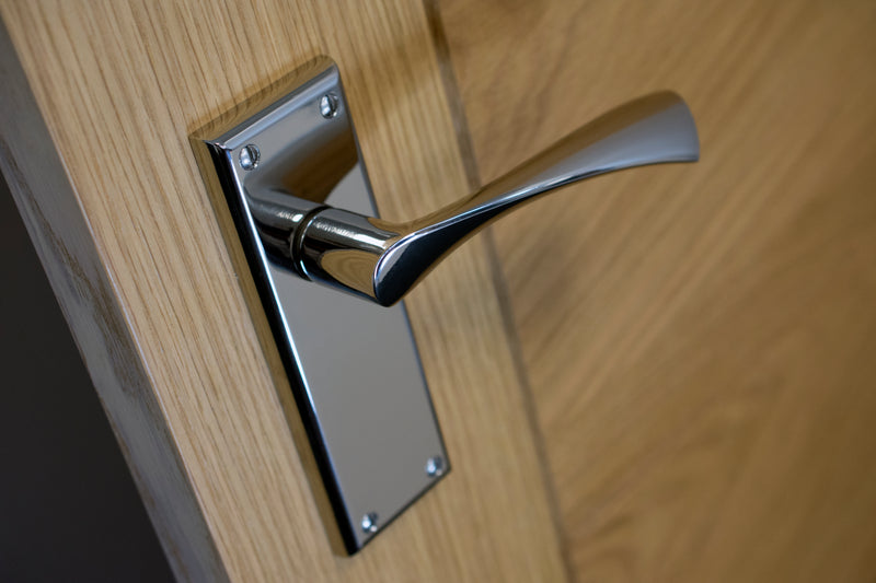 venti door handle on backplate
