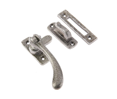 This is an image showing the Frelan - Valley Forge Bulb End Casement Fastener - Pewter available to order from Trade Door Handles in Kendal