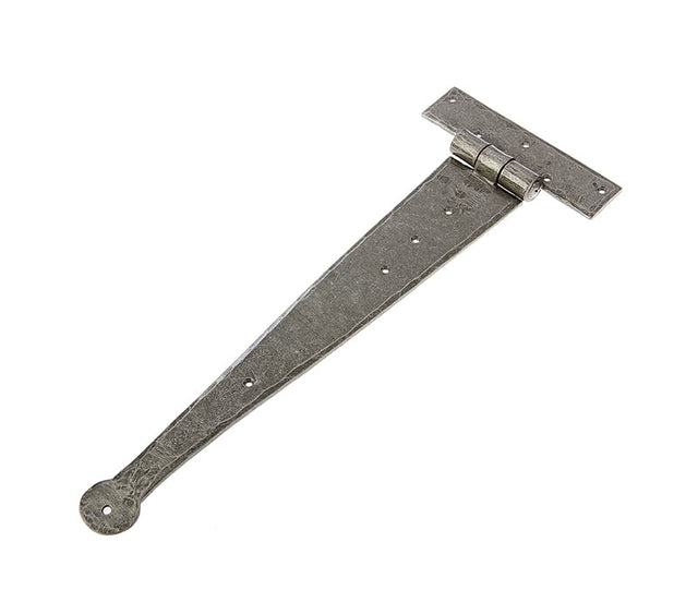 This is an image showing the Frelan - Valley Forge 370mm Tee Hinges - Pewter available to order from Trade Door Handles in Kendal