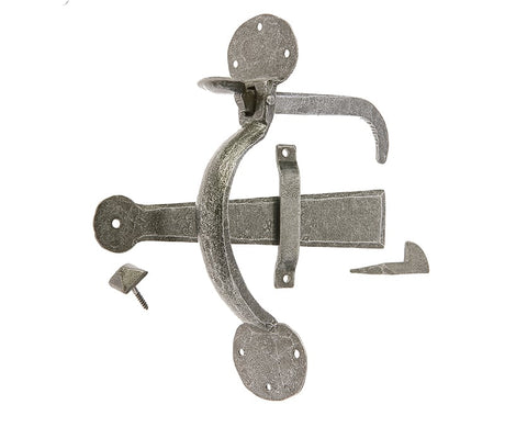 This is an image showing the Frelan - Valley Forge Suffolk Latch - Pewter available to order from Trade Door Handles in Kendal