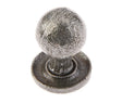 This is an image showing the Frelan - Valley Forge Round Cabinet Knob - Pewter available to order from Trade Door Handles in Kendal