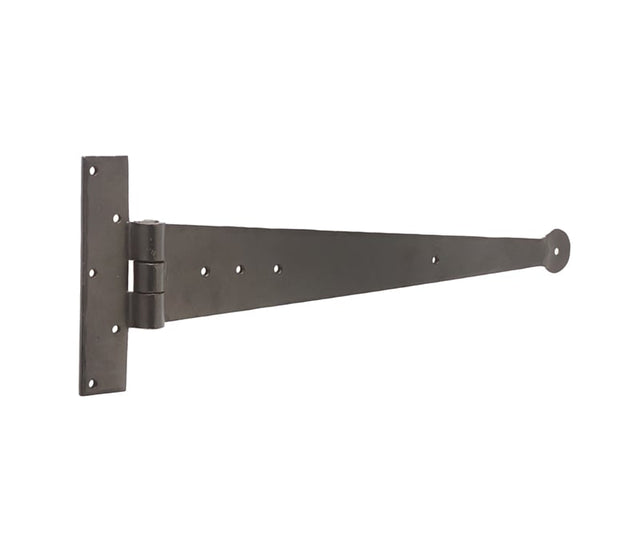 This is an image showing the Frelan - Valley Forge 370mm Tee Hinges - Black available to order from Trade Door Handles in Kendal