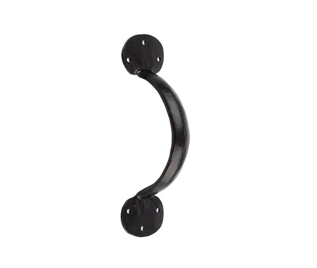 This is an image showing the Frelan - Valley Forge 169mm Cabinet Handle - Black available to order from Trade Door Handles in Kendal