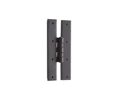 This is an image showing the Frelan - Vally Forge 66 x 155mm H-Hinges - Black available to order from Trade Door Handles in Kendal