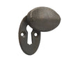 This is an image showing the Frelan - Valley Forge Oval Covered Standard Key Escutcheon - Beeswax available to order from Trade Door Handles in Kendal