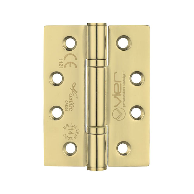 High quality image of the Vier - Grade 14 Low Maintenance Hinge Square - 102 x 76 x 3.4mm - Brass - PVD Brass | Sku. vhp-243-pvd | available to order from Trade Door Handles.