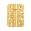 High quality image of the Vier - Grade 14 Low Maintenance Hinge Radius - 102 x 76 x 3.4mm - PVD Satin Brass | Sku. vhp-243r-pvdsb | available to order from Trade Door Handles.