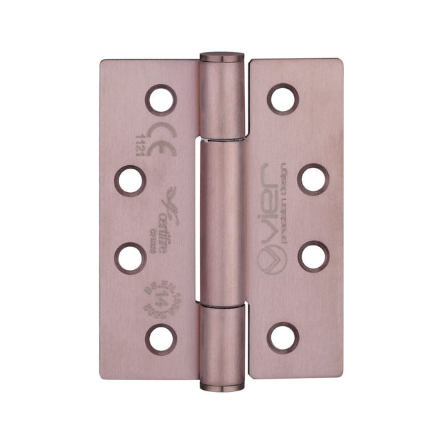 VIER Hinges Stainless Steel VIER - Grade 14 Concealed Bearing Hinge Stainless Steel - Grade 201 - 102 x 76 x 3mm