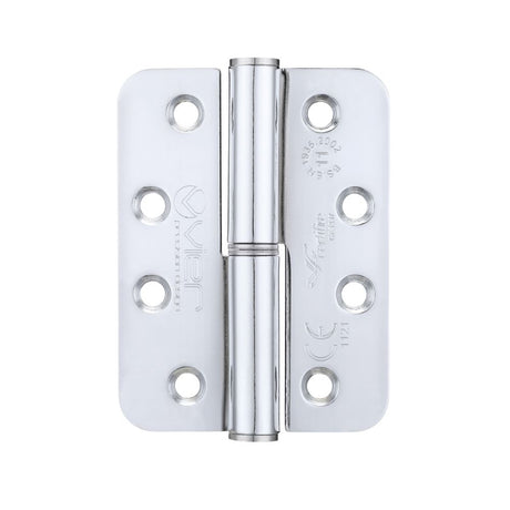 High quality image of the Vier - Grade 11 Lift Off Hinge Steel - Radius - Polished Chrome - 102 x 76 x 3mm - Right Hand | Sku. vslhr43rcp | available to order from Trade Door Handles.