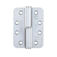 High quality image of the Vier - Grade 11 Lift Off Hinge Steel - Radius - 102 x 76 x 3mm - Right Hand - Satin Chrome | Sku. vslhr43rsc | available to order from Trade Door Handles.