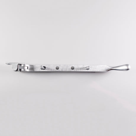 High quality image of Carlisle Brass - Bulb End Casement Stay 253mm - Satin Chrome | Sku. wf12ssc | Trade Door Handles.