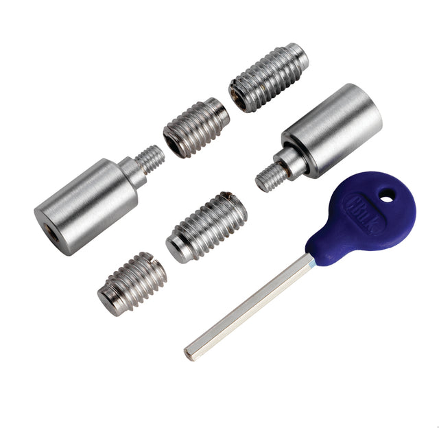 High quality image of Carlisle Brass - Sash Window Stop - Satin Chrome | Sku. wf18sc | Trade Door Handles.