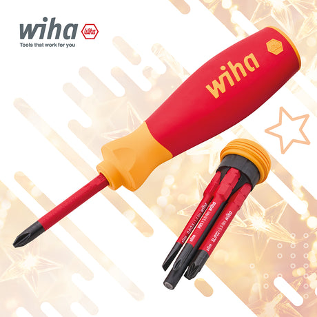 Wiha PocketMax SlimFix VDE Interchangeable Screwdriver Set