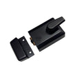 York Security Locks & Latches Matt Black / 60mm / Roller Bolt Nightlatch York - 60mm Roller Bolt Nightlatch Black Finish
