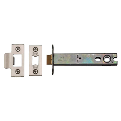 York Security Locks & Latches Satin Chrome / Nickel Finish / Tubular Mortice Latch / 5" / 127mm York Security - Architectural Tubular Latch 5" - Satin Chrome / Nickel Finish