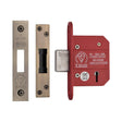 York Security Locks & Latches Antique Brass / 5 Lever Deadlocks / 2.5" / 65mm York Security - British Standard 5 Lever Deadlock 2 1/2" - Antique Brass
