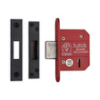 York Security Locks & Latches Matt Black / 5 Lever Deadlocks / 2.5" / 65mm York Security - British Standard 5 Lever Deadlock 2 1/2" - Matt Black