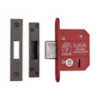 York Security Locks & Latches Matt Bronze / 5 Lever Deadlocks / 2.5" / 65mm York Security - British Standard 5 Lever Deadlock 2 1/2" - Matt Bronze