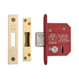 York Security Locks & Latches Polished Brass / 5 Lever Deadlocks / 2.5" / 65mm York Security - British Standard 5 Lever Deadlock 2 1/2" - Polished Brass