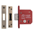 York Security Locks & Latches Antique Brass / 5 Lever Deadlocks / 3" / 76mm York Security - British Standard 5 Lever Deadlock 3" - Antique Brass