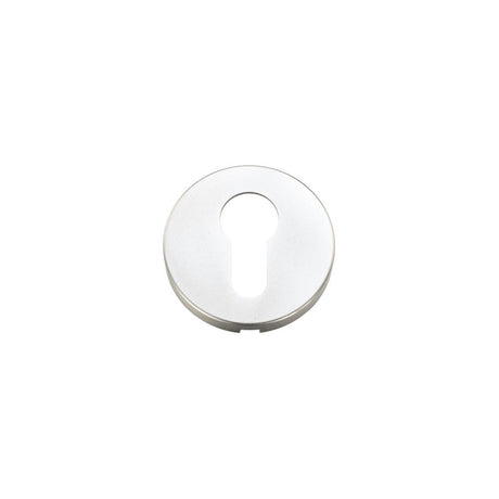 High quality image of the Zoo Hardware - Escutcheons Euro Profile 53mm dia - Satin Aluminium | Sku. zaa001sa | available to order from Trade Door Handles.