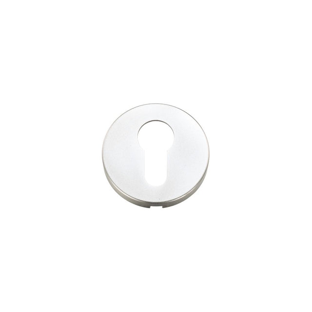 High quality image of the Zoo Hardware - Escutcheons Euro Profile 53mm dia - Satin Aluminium | Sku. zaa001sa | available to order from Trade Door Handles.