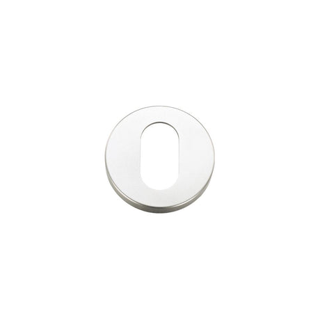 High quality image of the Zoo Hardware - Escutcheons Oval Profile 53mm dia - Satin Aluminium | Sku. zaa003sa | available to order from Trade Door Handles.